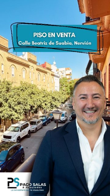 🏡✨ ¡𝗡𝘂𝗲𝘃𝗮 𝗼𝗽𝗼𝗿𝘁𝘂𝗻𝗶𝗱𝗮𝗱 𝗲𝗻 𝗽𝗹𝗲𝗻𝗼 𝗰𝗼𝗿𝗮𝘇𝗼́𝗻 𝗱𝗲 𝗡𝗲𝗿𝘃𝗶𝗼́𝗻!
Imagina vivir en una de las zonas más deseadas de Sevilla, 𝗖𝗮𝗹𝗹𝗲 𝗕𝗲𝗮𝘁𝗿𝗶𝘇 𝗱𝗲 𝗦𝘂𝗮𝗯𝗶𝗮😍 con garaje y trastero !!!!

𝗘𝘀𝘁𝗮 𝘃𝗶𝘃𝗶𝗲𝗻𝗱𝗮 𝗹𝗼 𝘁𝗶𝗲𝗻𝗲 𝘁𝗼𝗱𝗼:
- 85 m² de comodidad
- 2 habitaciones, 1 baño y 1 aseo (¡con posibilidad de convertirlo en baño!)
- Cocina equipada e independiente
- Aire acondicionado centralizado
- Garaje y trastero incluidos
- Primero con ascensor

💬 ¿𝘉𝘶𝘴𝘤𝘢𝘴 𝘩𝘰𝘨𝘢𝘳 𝘰 𝘪𝘯𝘷𝘦𝘳𝘴𝘪𝘰́𝘯? ¡𝘌𝘴𝘵𝘢 𝑝𝘶𝘦𝘥𝘦 𝘴𝘦𝘳 𝘵𝘶 𝘰𝑝𝘰𝘳𝘵𝘶𝘯𝘪𝘥𝘢𝘥!

𝘾𝙤𝙣𝙩𝙖́𝙘𝙩𝙖𝙣𝙤𝙨 𝙮 𝙫𝙚𝙣 𝙖 𝙘𝙤𝙣𝙤𝙘𝙚𝙧𝙡𝙖 𝙘𝙤𝙣 𝙋𝙖𝙘𝙤 𝙎𝙖𝙡𝙖𝙨 & 𝘼𝙨𝙤𝙘𝙞𝙖𝙙𝙤𝙨 🏠
📍 Dos Hermanas, Sevilla
📞 643 175 118
📧 administracion@pacosalasasociados.com
🌐www.pacosalasasociados.com

“ 𝘓𝘢 𝘪𝘯𝘮𝘰𝘣𝘪𝘭𝘪𝘢𝘳𝘪𝘢 𝘲𝘶𝘦 𝘵𝘦 𝘴𝘪𝘦𝘯𝘵𝘢 𝘣𝘪𝘦𝘯.”

#PacoSalasAsociados #InmobiliariaConEstilo #TuHogarTeEspera #VivirBien #ConfianzaInmobiliaria #Inmobiliaria #InmobiliariaDosHermanas #InmobiliariaSevilla #VentaDeCasas #PisosEnVenta #HogarDulceHogar #SeVende #OportunidadInmobiliaria #CompraVenta #ConfianzaInmobiliaria #AgentesInmobiliarios #ViviendaSevilla #TuHogarTeEspera #Nervión