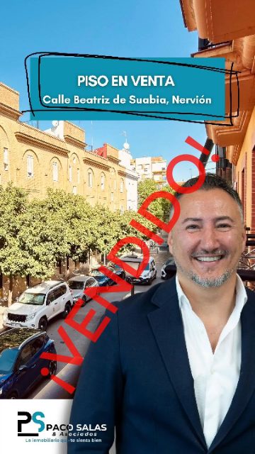 🔴𝗩𝗘𝗡𝗗𝗜𝗗𝗔 𝗲𝗻 𝗽𝗹𝗲𝗻𝗼 𝗰𝗼𝗿𝗮𝘇𝗼́𝗻 𝗱𝗲 𝗡𝗲𝗿𝘃𝗶𝗼́𝗻🔴
La vivienda en Calle Beatriz de Suabia con garaje y trastero…
YA TIENE NUEVOS PROPIETARIOS 🏡
85 m², 2 habitaciones, garaje, trastero…
Una oportunidad que ha volado.
Gracias a los propietarios por confiar en Paco Salas & Asociados para la gestión de su venta 🤝
📍 Si tienes vivienda en Nervión y estás pensando en vender, ahora mismo hay compradores activos buscando en la zona.
📞 643 175 118
🌐 www.pacosalasasociados.com
La inmobiliaria que te sienta bien.
#vendido #nervion #sevillahoy #pisossevilla #inmobiliariasevilla #viviendavendida #operacioncerrada #vendetucasa #valoraciongratuita #compradoresactivos #mercadoinmobiliario #pacosalasasociados
