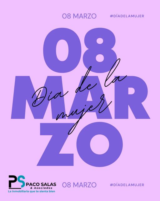 Hoy, 8 de marzo, queremos reconocer la fuerza, el esfuerzo y la valentía de todas las mujeres que cada día construyen un mundo mejor.
Mujeres que inspiran, que lideran, que sueñan y que abren camino para las generaciones que vienen detrás.
Desde Paco Salas & Asociados celebramos su talento, su dedicación y su papel fundamental en nuestra sociedad.
Sigamos avanzando juntos hacia un futuro con más igualdad, respeto y oportunidades para todas. 💜
#8m #díainternacionaldelamujer #igualdad #mujeresqueinspiran #mujeresfuertes #juntassomosmasfuertes #pacosalasyasociados #inmobiliarias #compromiso