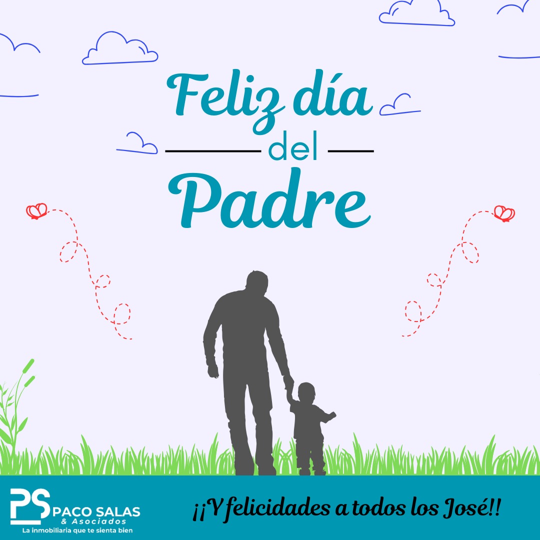 Hoy celebramos a esos hombres que dejan huella en cada paso, que enseñan con paciencia, que protegen sin pedir nada a cambio y que siempre están, incluso cuando no se les ve 💙

Ser padre es mucho más que un título, es una forma de amar, de cuidar y de construir recuerdos que duran toda la vida. Gracias por cada consejo, cada abrazo y cada momento compartido.
Y hoy también es un día especial para todos los José, porque su nombre lleva historia, fuerza y cariño.

👨‍👧‍👦 ¡Feliz Día del Padre!
🎉 ¡Y felicidades a todos los José!

Que hoy esté lleno de amor, sonrisas y momentos inolvidables!!

#díadelpadre #tiempo #compartir #facebookreel #inmobiliariasevilla #sueñosymetas #instagrampost #19demarzo #sanjose